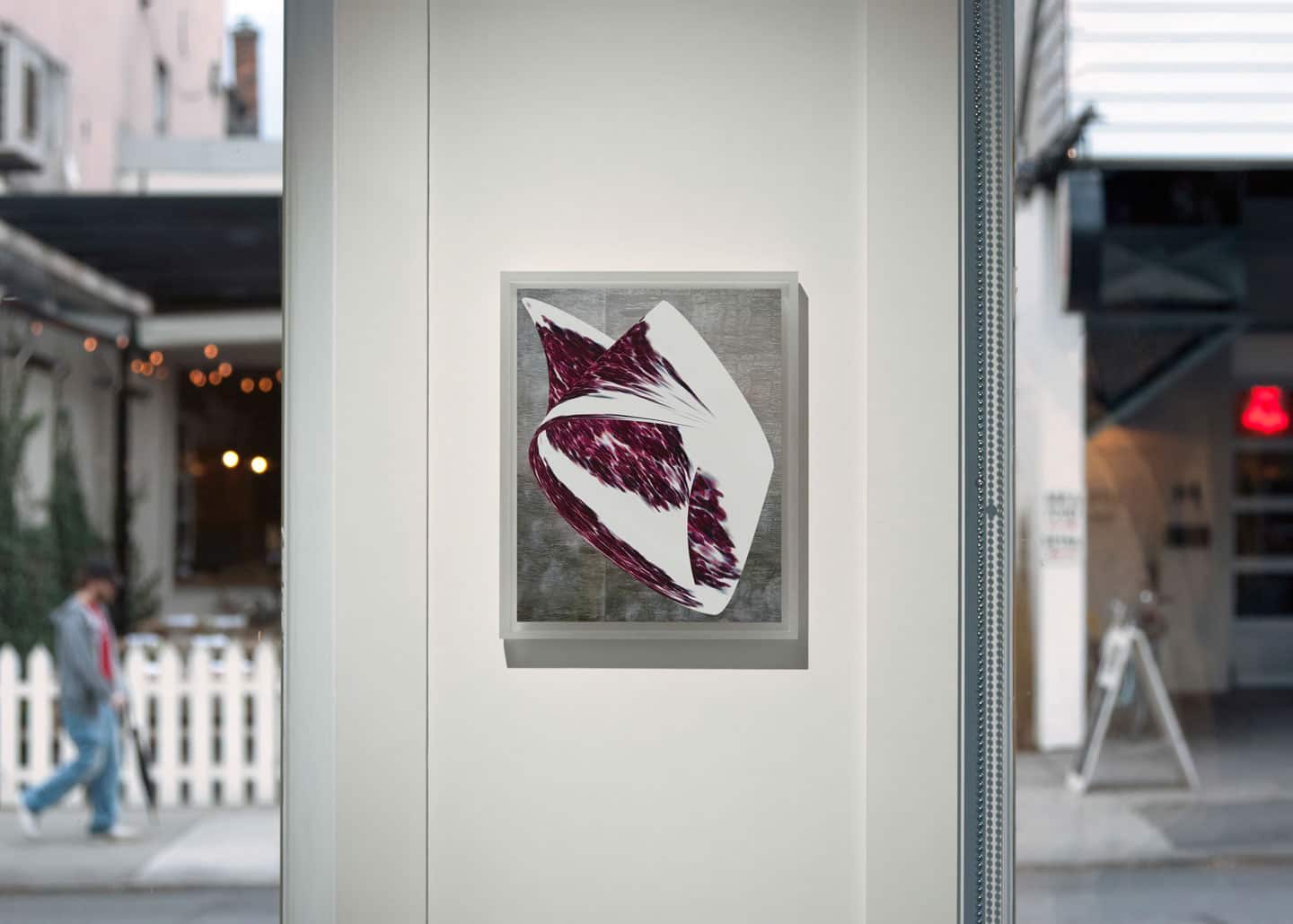 Alex Fischer, Shellfish Cells, 2013 install at Dry Pixels and Wet Molecules, O'Born Contemporary